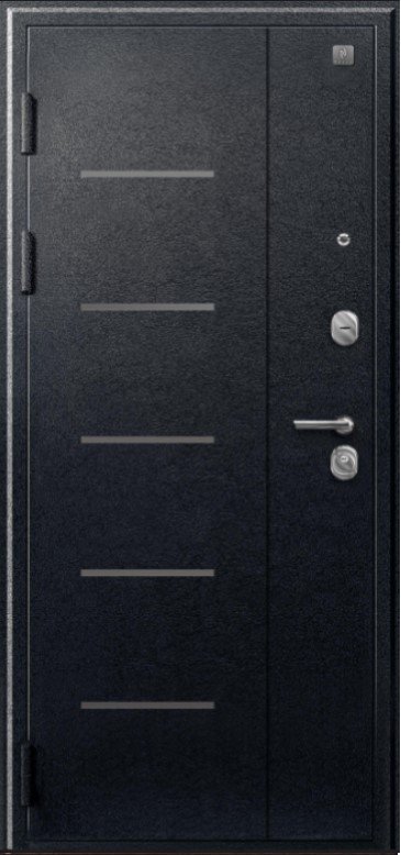 Товар Дверь V-07 Черный муар - Дуб пепельный DIS007350