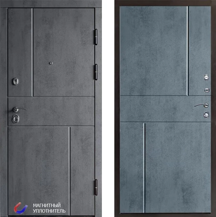 Дверь Термо Доор ВЕРТИКАЛЬ БЕТОН(Квартира) DIS006285